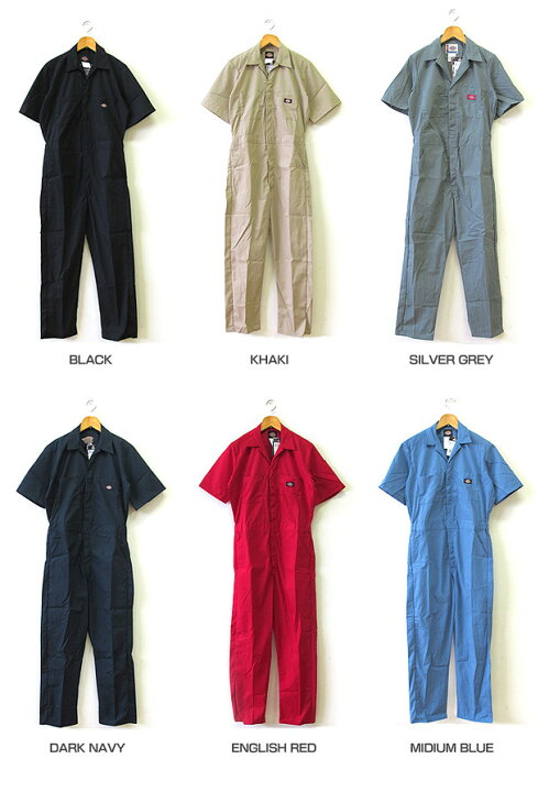 楽天市場】Dickies ディッキーズ 半袖つなぎ 【全6色】 33999 3399 