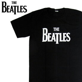 THE BEATLES ビートルズ バンドTシャツ 半袖 BG-0001-BK DROP-T LOGO TEE ドロップティー ロゴ 半袖Tシャツ