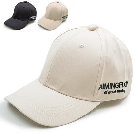A/FLOW サイド刺繍 キャップ 帽子 メンズ レディース KSH-288 おしゃれ ゴルフ スポーツ