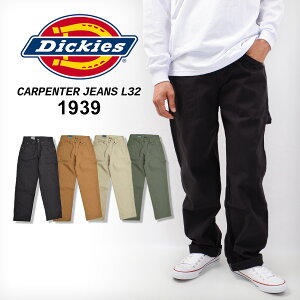 Dickies �f�B�b�L�[�Y ���[�N�p���c 1939 �y�C���^�[�p���c �_�b�N �W�[���Y ���[�N�p���c CARPENTER JEANS L32 RED CAP ���b�h�L���b�v