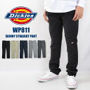Dickies ディッキーズ 811 スキニー WP811 スキニー ストレートパンツ ダブルニー ローライズワークパンツ Skinny Straight Pant ストレッチパンツ 細身 レングス30 レングス32