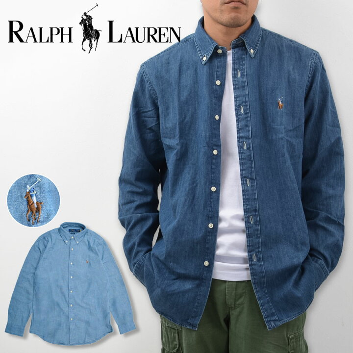 楽天市場】ポロ・ラルフローレン POLO RALPH LAUREN 長袖シャツ デニム 