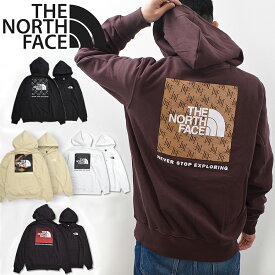 THE NORTH FACE ノースフェイス パーカー バックプリント メンズ レディース プルオーバー 裏起毛 フーディー アウトドア NF0A7UNS ボックスロゴ NSE