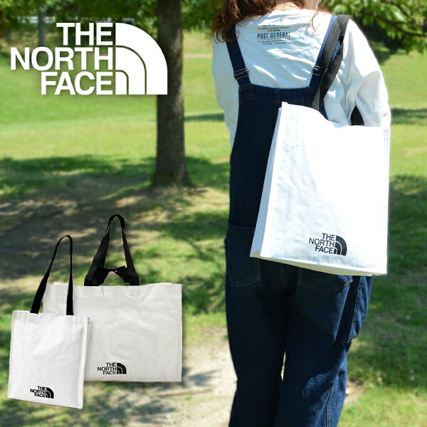 【大容量Lサイズ入荷☆】ノースフェイス バッグ トートバッグ ショルダーバッグ メンズ レディース THE NORTH FACE  韓国 大きめ エコバッグ ビーチバッグ ショッパーバッグ ショッピングバッグ お買い物バック 耐水 大容量 シンプル ロゴ
