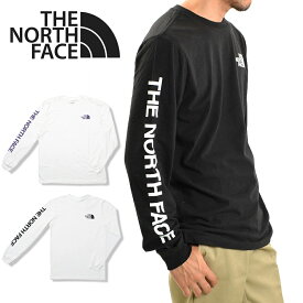 ノースフェイス ロンT 長袖Tシャツ メンズ NF0A471K NF0A811P 袖 ブランド ロゴ THE NORTH FACE MEN'S L/S TNF SLEEVE HIT TEE