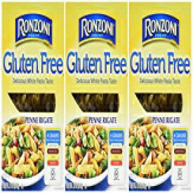 ロンゾーニ グルテンフリー ペンネ リガーテ パスタ (3 パック) Ronzoni Gluten Free Penne Rigate Pasta (3 Pack)