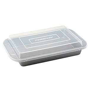 Farberware mXeBbNϔMM Wtx[LOp / WtmXeBbNP[Lp ` - 9C` x 13C` O[ Farberware Nonstick Bakeware Baking Pan With Lid / Nonstick Cake Pan With Lid, Rectangle