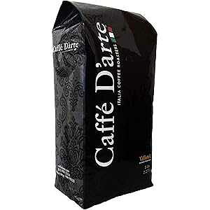 Caffe D'arte Velletri Wood Roast Reserve Whole Bean Coffee, 5 Pounds