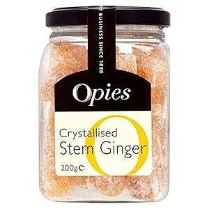 Opies - �������W���W���[�X���C�X - 200g Opies - Crystallised Ginger Slices - 200g