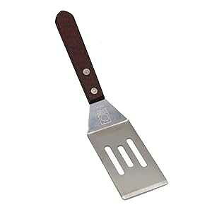 Mini Serving Spatula 3 - Small Stainless Steel Brownie & Cake Server with Red Wood Handle, Beveled Edge Lifts the First Piece Cleanly from Pan - Bar, Lasagna, Cookie & Pie Lifter KITCHEN SUPPLY WHOLESALE Mini Ser