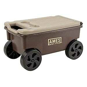 AMES 1123047100 �o�f�B���[������уK�[�f���J�[�g�A�e�� 2 �����t�B�[�g AMES 1123047100 Buddy Lawn and Garden Cart, 2-Cubic Foot Capacity