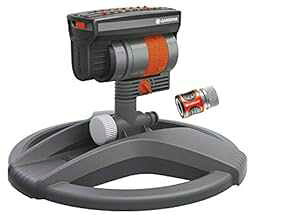 GARDENA ZoomMaxx Oscillating Sprinkler on Weighted Sled Base