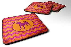 Caroline's Treasures SDK1153-B-FC Foam Coaster Set of 4 Set of 4 Cup Coasters for Indoor Outdoor, Tabletop Protection, Anti Slip, Mouse pad Material