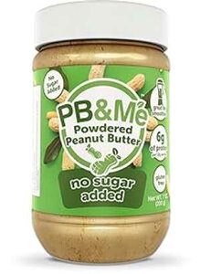YAPB&Me s[ibco^[pE_[AYAPgth[AOet[A^pNAX[W[ɍœKłB No Sugar Added, PB&Me Peanut Butter Powder, NO SUGAR ADDED, Keto Frie