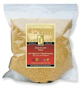 2 `IȃuK[A4|hi2pbNj Sunnyland Mills #2 Medium Traditional Bulgur Wheat, 4lbs (2 pack)