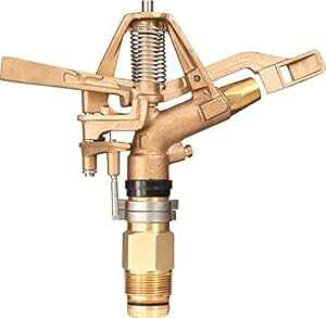 IrrigationKing RK-55 1-1/4 �C���` �p�[�c�T�[�N���^�J�C���p�N�g�X�v�����N���[ �m�Y���t�� - 13/32 �C���` x 7/32 �C���`�ANPT �I�X�A114.2 GSM �ő嗬�� IrrigationKing RK-55 1-1/4 Part Circle Brass Impact Sprinkler with
