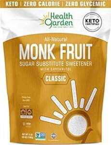 Health Garden Nt[cÖANVbN - `qg݊ - Oet[ - ֕i - R[V - Pgth[ (3 |h) Health Garden Monk Fruit Sweetener, Classic - Non GMO - Gluten Free 