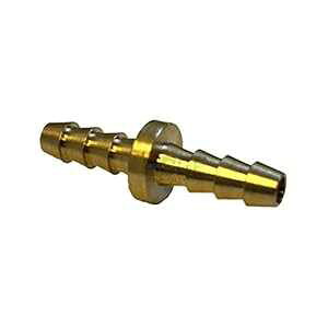EDGE INDUSTRIAL 1/8" Hose ID Brass Hose Barb SPLICER Union Fitting Fuel / AIR / Water / Oil / Gas / WOG (Qty 1)