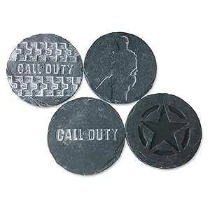 Call of Duty Stone Coaster Set - 4pk, Grey
