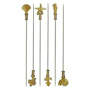 nu X`[ SK-25 ^JnhZbg/ 6-17 C` 17 C`XeX|AOpAdグA17 C` nu steel SK-25 Brass Handle set/6-17 inch Long 17-inch Stainless Steel, Skewers For Grilling, Shiny Fi