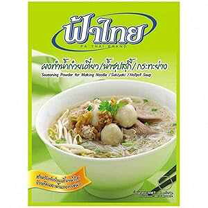 FA THAI BRAND  ˁEĂEp ǂǂTCY 80g×3pbN Fathai FA THAI BRAND, Seasonings Powder For Making Noodle, Sukiyaki, Hotpot Soup, mush Size 80 Grams X 3 Packs