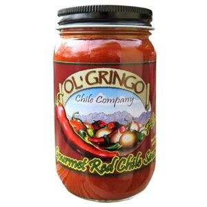 Ol Gringo Chile Company Hatch Valley New Mexico Red Chile Sauce -Hot Heat- (16oz Jar) by Ol�f Gringo