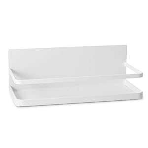 Hoopoton Magnetic Spice Rack Single Tier Refrigerator spice organizer Shelf, Easy to Install The Side of the Refrigerator