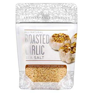 Artisan Salt Company Fusion �V�R�����̃��[�X�g�K�[���b�N�V�[�\���g�A�W�b�v�g�b�v�|�[�`�A3.5�I���X SaltWorks Artisan Salt Company Fusion Naturally Flavored Roasted Garlic Sea Salt, Zip-Top Pouch, 3.5 Ounce