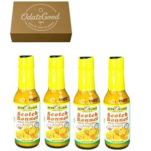 ?? ??? (?? ???) ??? ?? ? ?? ?? 156g 4? ? ???? ???? ?? ?? (142g 4? ?) Beta Flava Scotch Bonnet 5.5oz (156ml) 4-Pack ? Product of St. Lucia ? Curated & Packaged by ODatzGood