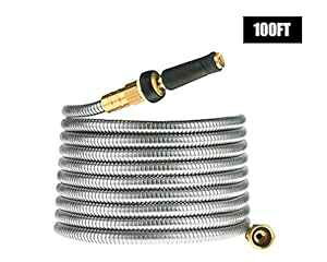 Re Stainless Steel 304 Garden Hose, no Kink Explosion, no bite (100ft)