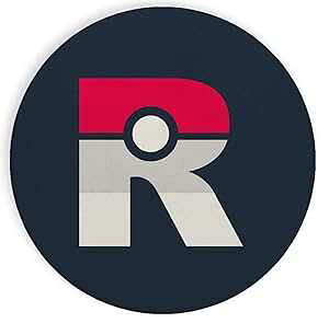 Z~bN Xg[ R[X^[ R[X^[ 4 Zbg -  R ԁAO[A Q[ Lv` {[ pfB Hat Shark Ceramic Stone Coaster Coasters Set of Four - Letter R Red Grey and White Game Capture Ba