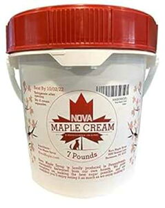Nova [v N[ - sA O[h A [v N[ o^[ Xvbh (7 |h) Nova Maple Syrup Nova Maple Cream - Pure Grade-A Maple Cream Butter Spread (7 Pounds)