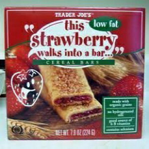 g[_[W[Y VAo[ɓC`S 6 o[ 2 pbN TJ's 2 Pack Trader Joe's This Strawberry Walks Into a Cereal Bar 6 Bars