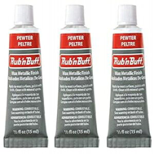Rub'n Buff IWi bNX ^bN tBjbV s[^[ [3 pbN] Rub N Buff Rub 'n Buff The Original Wax Metallic Finish pewter [PACK OF 3 ]