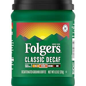 tHW[Y NVbN fJtF ~fBA [Xg OEh R[q[A11.3 IX Folgers Classic Decaf Medium Roast Ground Coffee, 11.3 Ounces