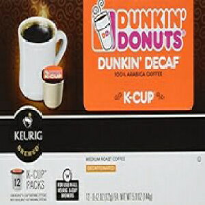 _Lh[ic KJbv fJtF VOT[u|bh - 48 (pbP[W͈قȂꍇ܂) Dunkin' Donuts Dunkin Donuts K-Cups Decaf Single Serve Pods - 48 Count (Pack May Vary)