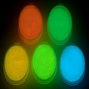 蛍光 5 色パック 蓄光顔料パウダー - 各 12g、合計 60g Art 'N Glow Fluorescent 5 Color Pack Glow in The Dark Pigment Powder - 12g Each, 60g Total