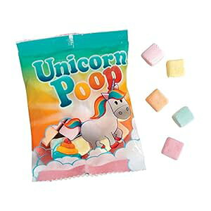 jR[ 񂿃LfB t@pbN - oN 114  - nEBƃp[eB[LfB Fun Express Unicorn Poop Candy Fun Packs - Bulk 114 Bags - Halloween and Party Candy