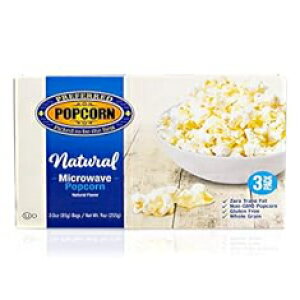 Preferred Popcorn i` dqWp|bvR[A36 pbNA`qg݊ 100% SOet[ Preferred Popcorn Natural Microwave Popcorn, 36 Pack, Non-GMO 100% Whole Grain Gluten Free