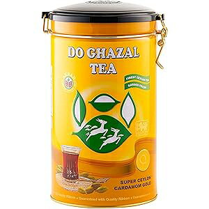 Do Ghazal Loose Leaf Tea Ceylon Cardamom Loose Tea 400g - 14.1oz Tin