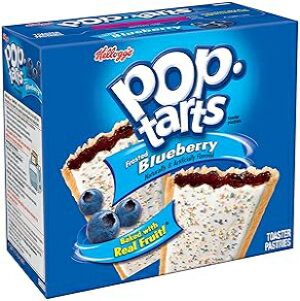 Pop-Tarts Breakfast Toaster Pastries, Frosted Blueberry Flavored, 22 oz (12 Count)
