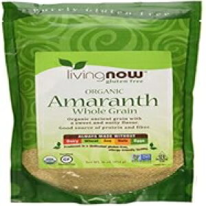 NOW Foods I[KjbN A}TX OC - 1 |h NOW Foods Organic Amaranth Grain - 1 lb