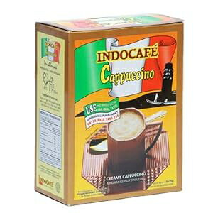 Indocafe Cappuccino 5-ct Instant Coffee, 125 Gram (4.40 Oz)