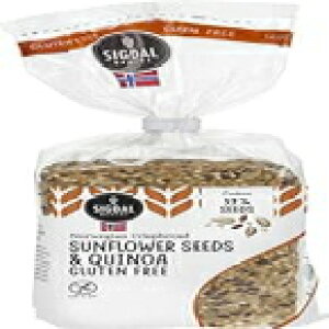 Sigdal Bakeri Oet[ q}̎ƃLkA SNXvubh 8.29IX obO - 12pbN Sigdal Bakeri Gluten Free Sunflower Seeds & Quinoa Wholegrain Crispbread 8.29oz Bags - Pack of 12