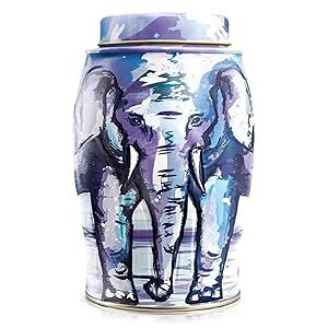Williamson terly Winter Tea Elephant Caddy - A[OC eB[obO 40  Williamson Tea Williamson terly Winter Tea Elephant Caddy - 40 Earl Grey Teabags