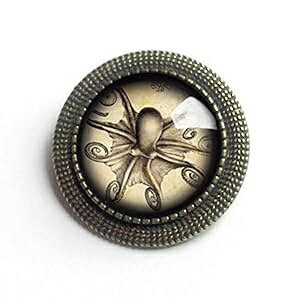 アンティークタコブローチ The Divine Iguana Octopus brooch