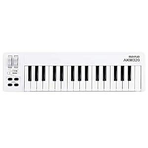 midiplus AKM320 32 L[ MIDI L[{[h Rg[[AzCg midiplus AKM320 32 key MIDI Keyboard Controller, white