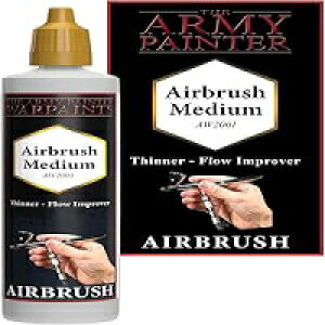 The Army Painter The Army ter Airbrush Medium - Non-Toxic Water-Based Acrylic Airbrush Thinner & Flow r Airbrush t Thinner for Acrylic t for Tabletop Roleplaying and Miniature Model ting