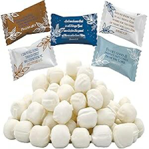The Dreidel Company Bible Verses Buttermints, Mint Candies, After Dinner Mints, Butter Mint Candy, Fat-Free, Individually Wrapped (55 Pieces)