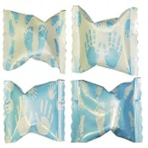 Party Sweets Boy Fingers & Toes Buttermints by Hospitality Mints, Individually Wrapped, 7oz. Bag, Pack of 6 (approx. 300 ct), White